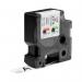 Dymo 18445 Rhino 19mm Black On White Vinyl Tape 430136