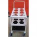 Medical gas cylinder trolley, 8 cylinder 430439