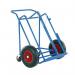 Welders trolley with twin support castors, with solid rubber tyres 430444