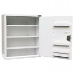 Controlled Drugs Cabinet 860 X 760 X 300 mm 3 Shelves (adjustable) 3 Door Shelves Rh Hinge 430465