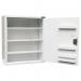 Controlled Drugs Cabinet 860 X 760 X 300 mm 3 Shelves (adjustable) 3 Door Shelves Rh Hinge 430465