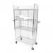 Chrome wire linen trolley 430491