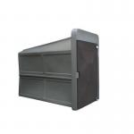 Secure cycle locker, Recycled Black 1700mm deep 430579