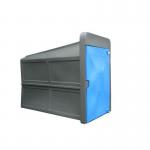 Secure cycle locker, Blue 1700mm deep 430581