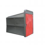 Secure cycle locker, Red 1700mm deep 430587