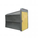 Secure cycle locker, Yellow 1700mm deep 430589