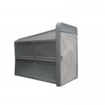 Secure cycle locker, Grey 1700mm deep 430597