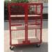 Mobile Mesh Security Cage with Adjustableply Shelves, H 1800 X W 1300 X D 870 mm + 3 Extra Ply Shelves 430626