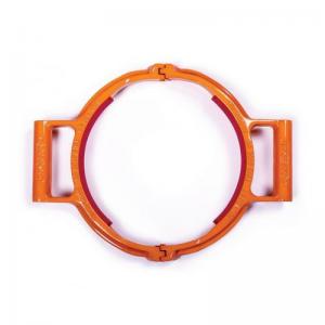 Gas Cylinder Lifting Grab Handle, 254mm 10" Dia., Orange 430644
