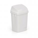 50 l Swing Bin with White Lid 430663