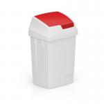 50 l Swing Bin with Red Lid 430664