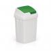 50 l Swing Bin with Green Lid 430666