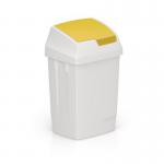 50 l Swing Bin with Yellow Lid 430667