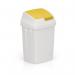50 l Swing Bin with Yellow Lid 430667