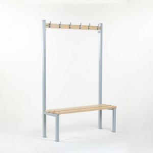 Single Sided Cloakroom Bench - W1200mm 430794