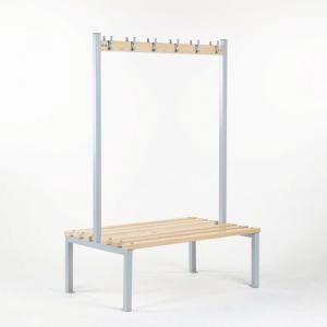 Double Sided Cloakroom Bench - W1200mm 430795