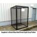 Defender Cageh 1800 X W 1200 X D 1200, Powder Coated Light Grey 430847
