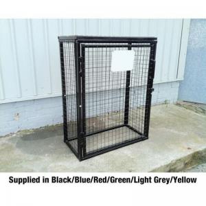 Defender Cage H1400 X W1000 X D500, Powder Coated Yellow 430854