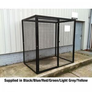 Defender Cage H1800 X W1800 X D1200, Powder Coated Yellow 430860
