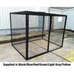Defender Cageh 1800 X W 2400 X D 1800, Powder Coated Yellow 430863