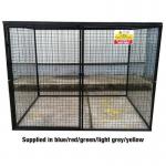 Gas Cylinder Cageh 1800 X W 2400 X D 1800 - Powder Coated Blue 430876