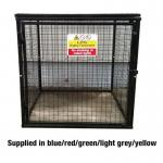 Gas Cylinder Cage - Max Capacity Upto 9 X 19 Kgh 1200 X W 1200 X D 1200 - Powder Coated Red 430883