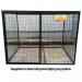 Gas Cylinder Cageh 1800 X W 2400 X D 1800 - Powder Coated Red 430889