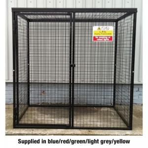 Gas Cylinder Cage - Max Capacity Upto 15 X 47Kg H1800 X W1800 X D1200