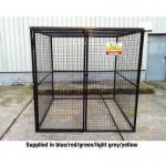 Gas Cylinder Cageh 1880 X W 2000 X D 2000 - Powder Coated Yellow 430927