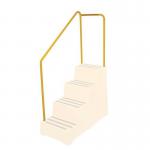 Steel Hand Rail for Plastic Safety Step- 4 Step Only - Left Hand Rail 430951