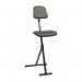 Sit-stand - Lcqurd Msteel Frame + Flat Base + Imtn Leather Blackadj Seat Height 50-85 cm 430984