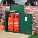 Asgas 2 X 19 Kg Solid Gas Cylindercabinet - H 1016 X W 813 X D 483 mm Green 430997