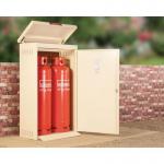 Asgas 2 X 47 Kg Solid Gas Cylindercabinet - H 1549 X W 914 X D 500 mm Ivory 430998