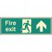Fire Exit - Straight On- Photoluminescent Safety Sign 431160