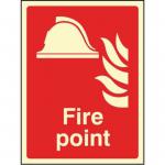 Fire Point - Photoluminescentsafety Sign 431174