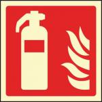 Fire Extinguisher Symbol- Photoluminescent Safety Sign 431184