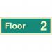 Floor 2 - Photoluminescentsafety Sign 431190