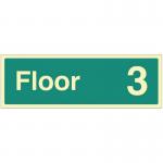 Floor 3 - Photoluminescentsafety Sign 431191