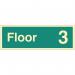Floor 3 - Photoluminescentsafety Sign 431191