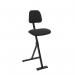 Sit-stand - Lcqurd Msteel Frame + Flat Base + Advantage Fabric Blackadj Seat Height 50-85 cm 431202