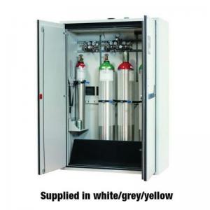 90 Minute - 4 Cylinder - White Fire Cabinet - H2050 X W1200 X D615mm