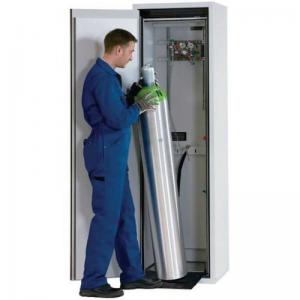90 Minute - 1 Cylinder - White Fire Cabinet - H2050 X W600 X D615mm