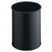 Black Open Topround Metal Waste Bin 431251