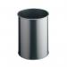 Silver Open Topround Metal Waste Bin 431252