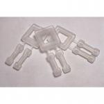 12 mm Plastic Buckles White 431254