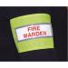 Fire Warden Reflective Armband 431624