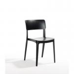 Vivo Polypropylene Sidechair for Contract Use - Black 432448