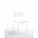 Vivo Polypropylene Sidechair for Contract Use - White 432450