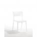 Vivo Polypropylene Sidechair for Contract Use - White 432450