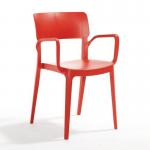 Vivo Polypropylene Armchairfor Contract Use - Terracotta Red 432452